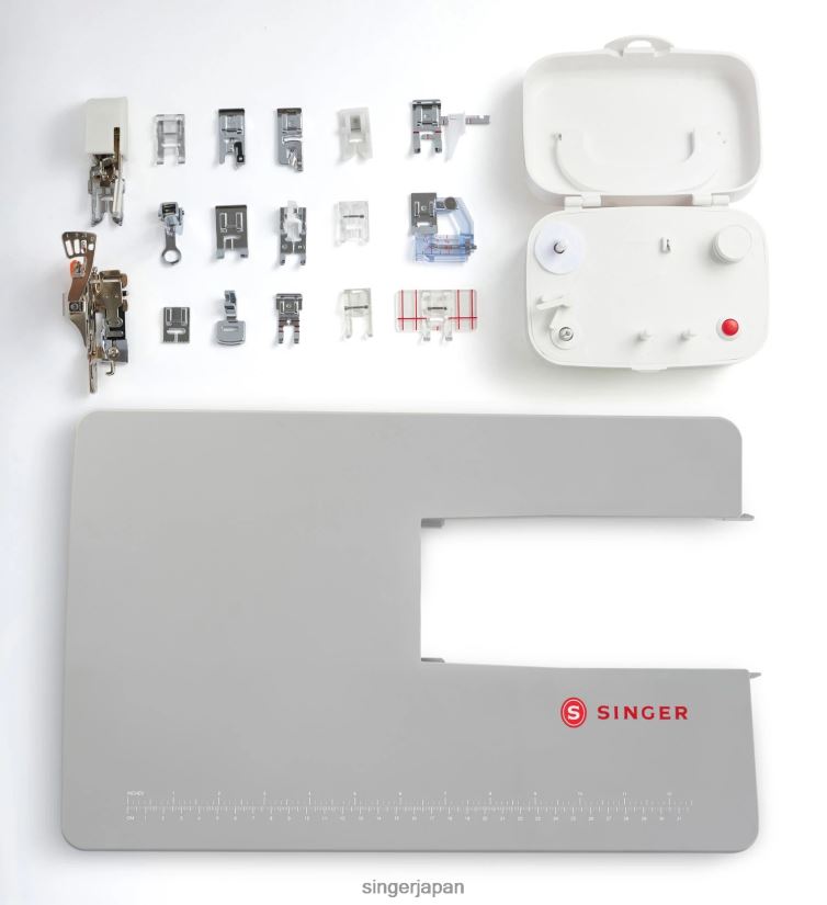 アクセサリー jp SINGER 頑丈な機械用の 19 個のアクセサリ バンドル D4H82411