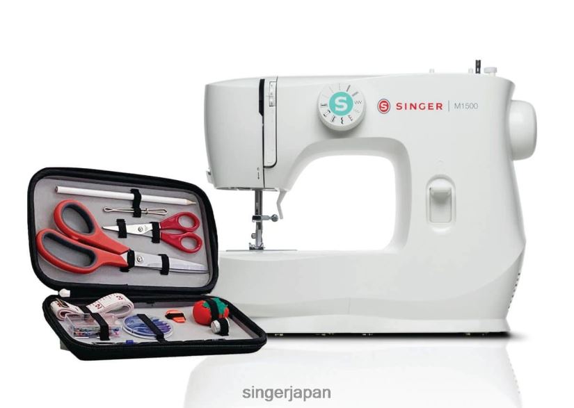 機械 jp SINGER m1500 ミシン、ボーナスソーイングキット付き D4H82414